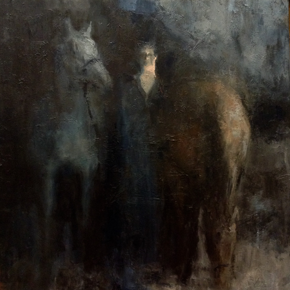 Patrick Lee Man with Horses